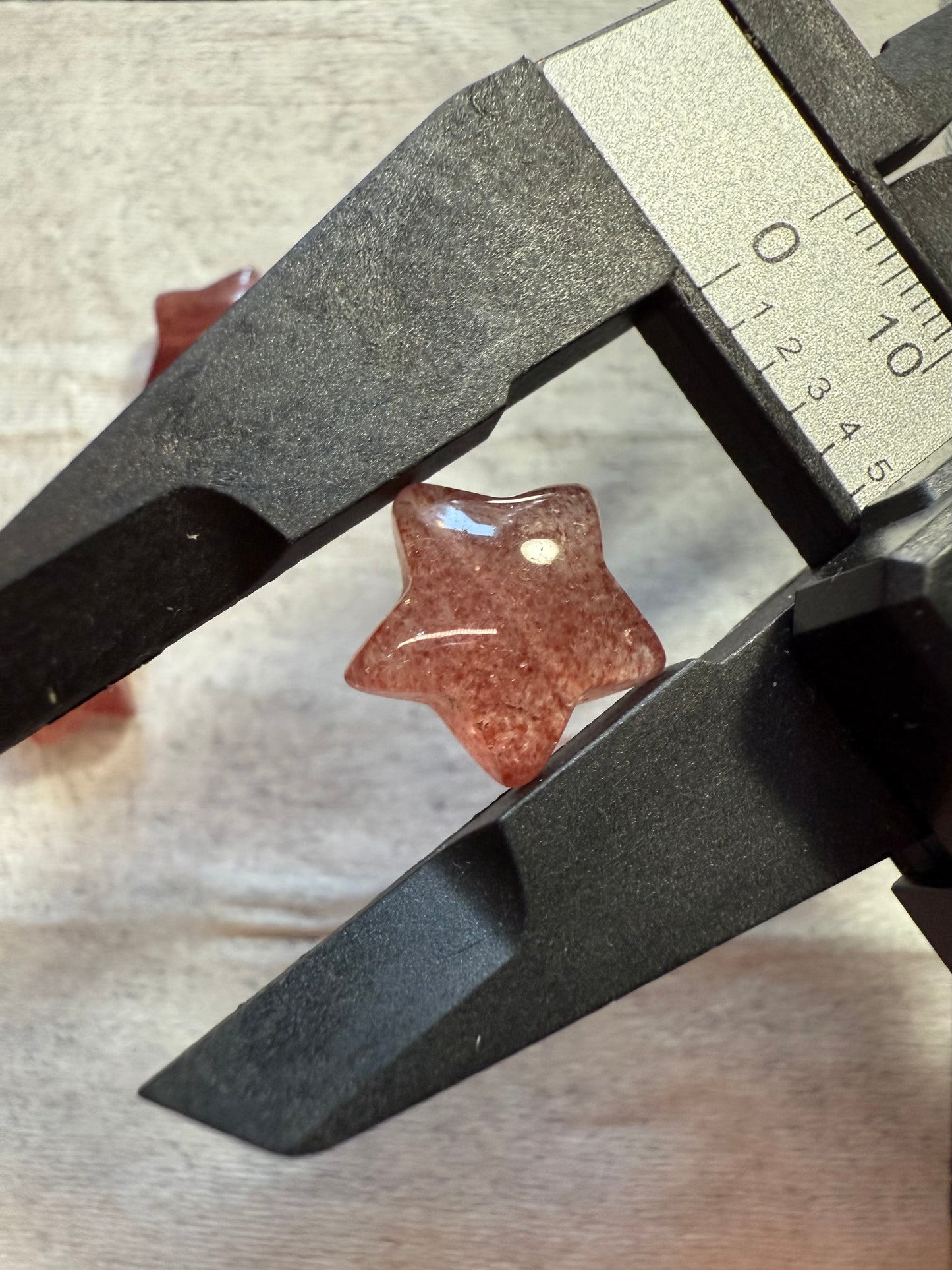 Starwish Crystals - Rose Berry Quartz Star Necklace