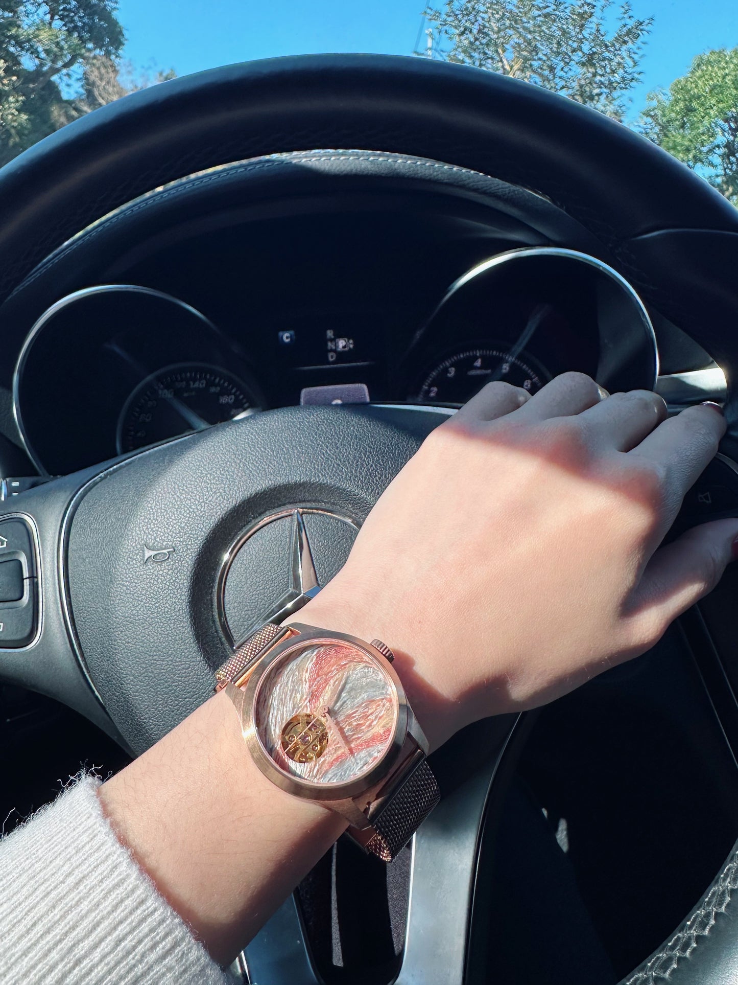 Rere Planet Series: Venus 36mm Rose Gold Case Seiko NH71 Movement