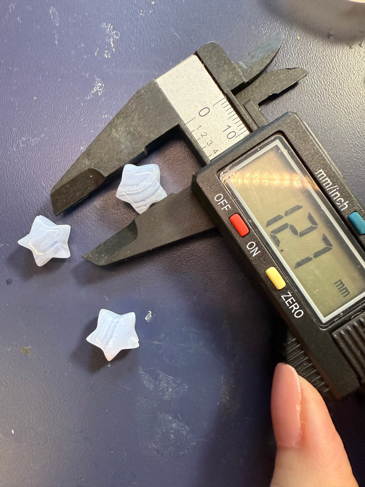 Starwish Crystals - Blue Lace Agate Star Necklace