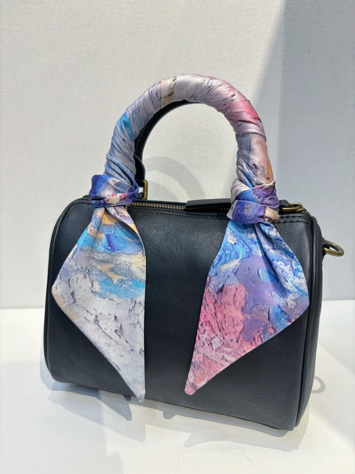 Silk Twilly-Lavender Sunset Bridge