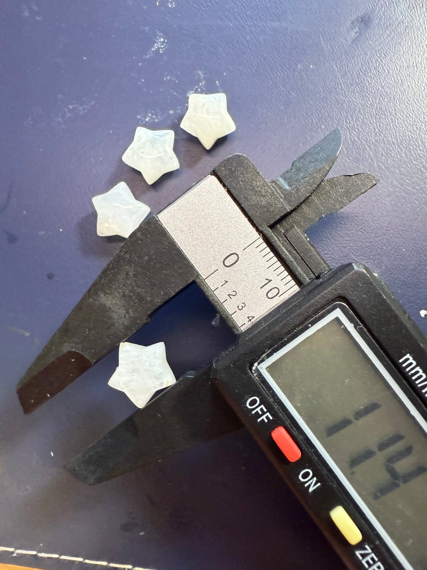 Starwish Crystals - SnowWhite Moonstone Star Necklace