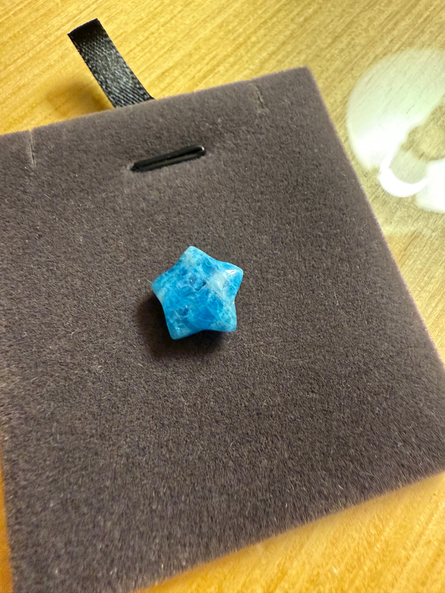 Starwish Crystals-Blue Apatite Star Necklace