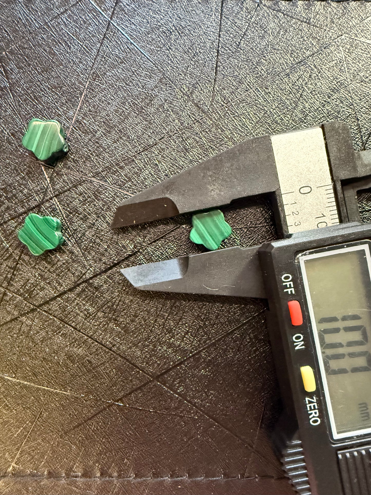 Starwish Crystals-Malachite Floral Necklace