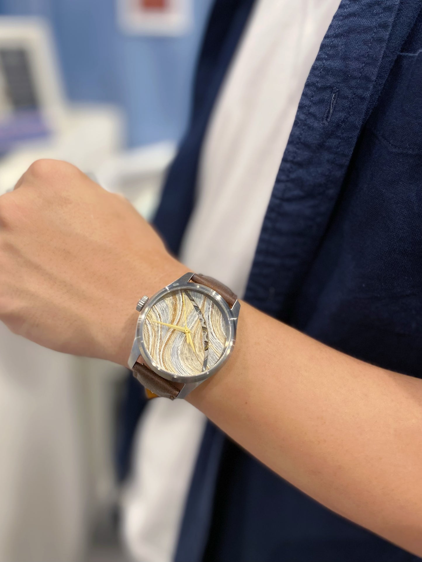 Rere planet series: Saturn 42mm silver case Seiko NH70 movement