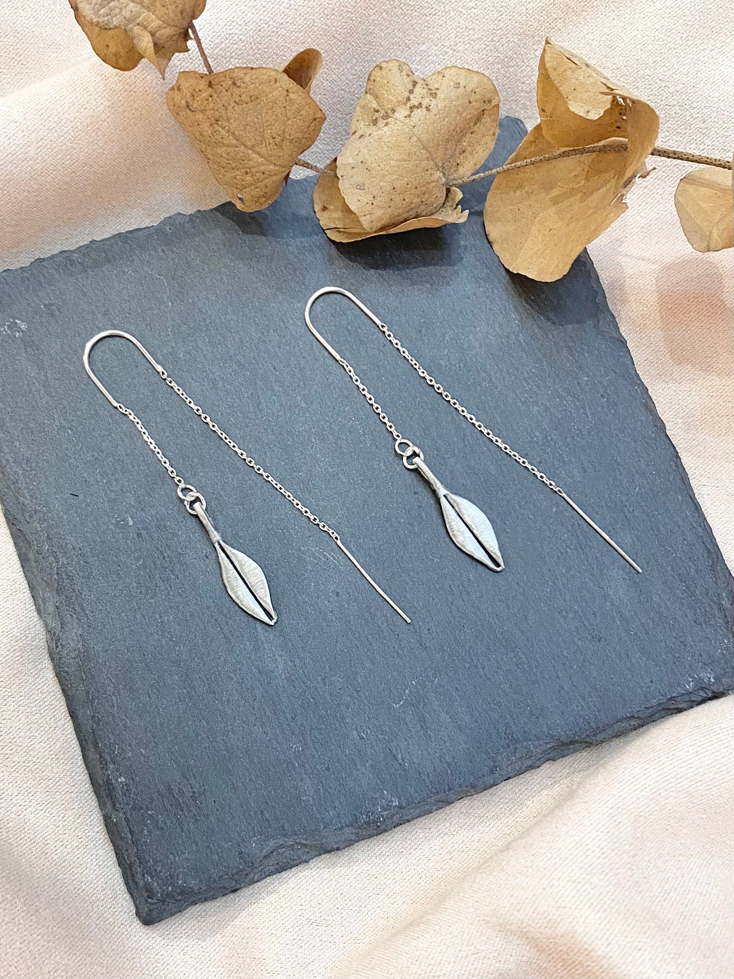 Classic Series: Small Leaf Earrings