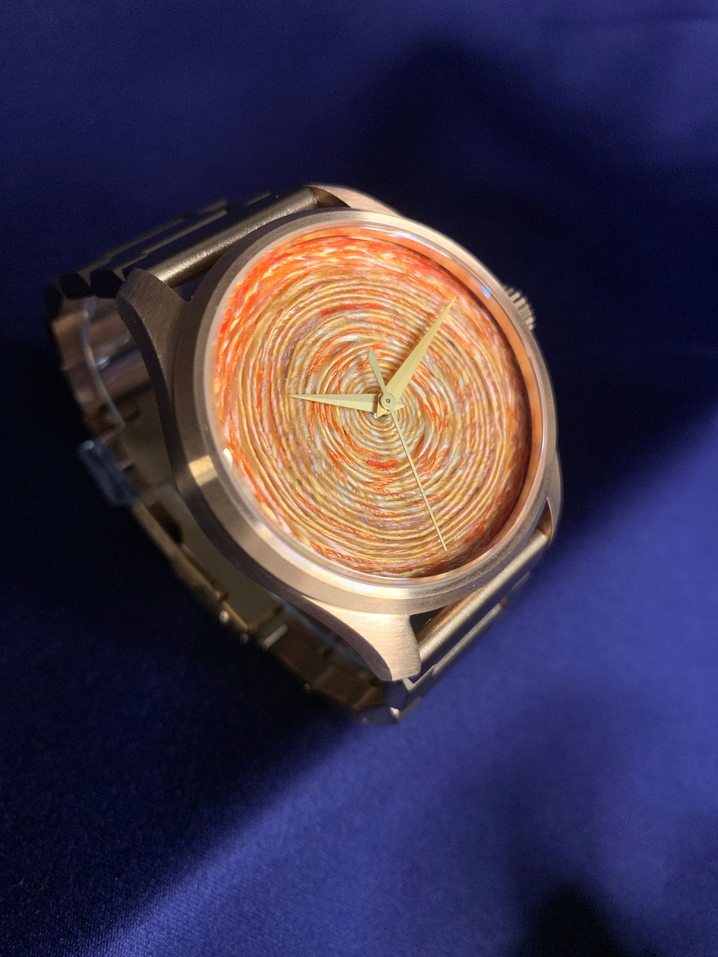 Rere Planet Series: Sun 42mm rose gold case Seiko NH38 movement