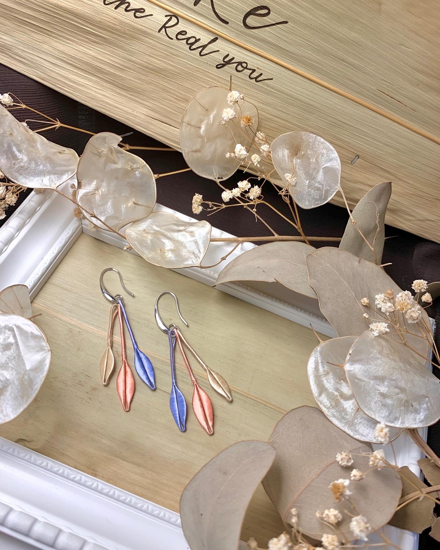 Silk Flora Classic: Silk Trefoil Earrings