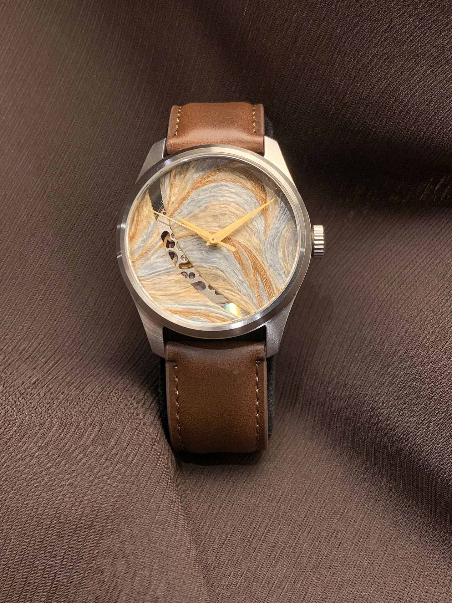 Rere planet series: Saturn 42mm silver case Seiko NH70 movement