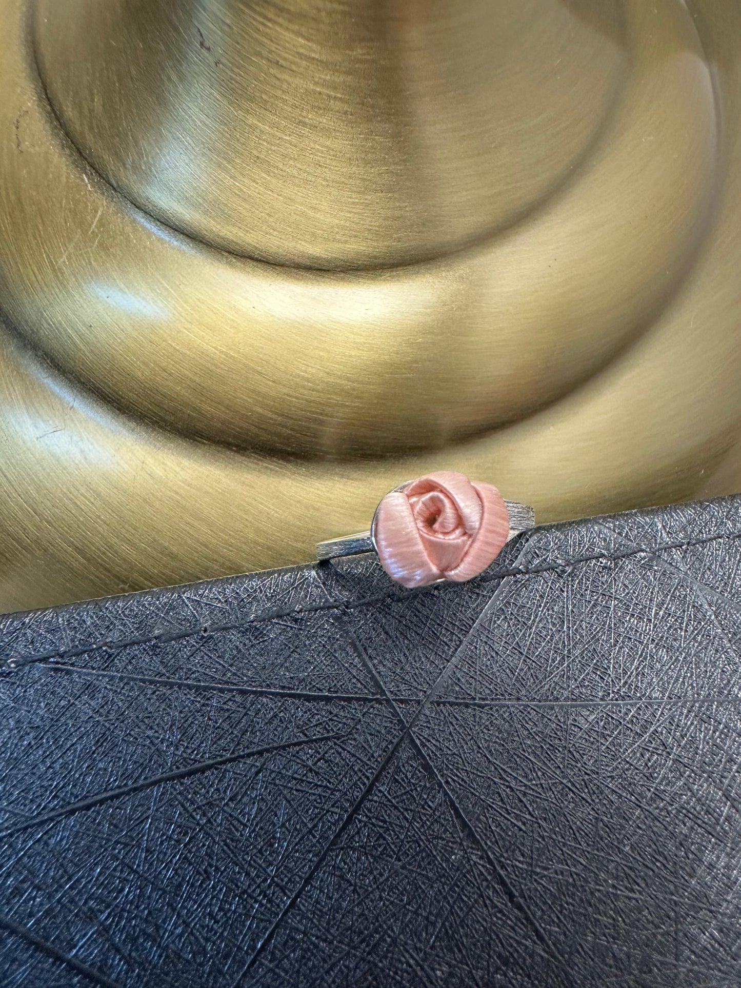 Stellar SIlk-Mini Rose-Streamline Ring