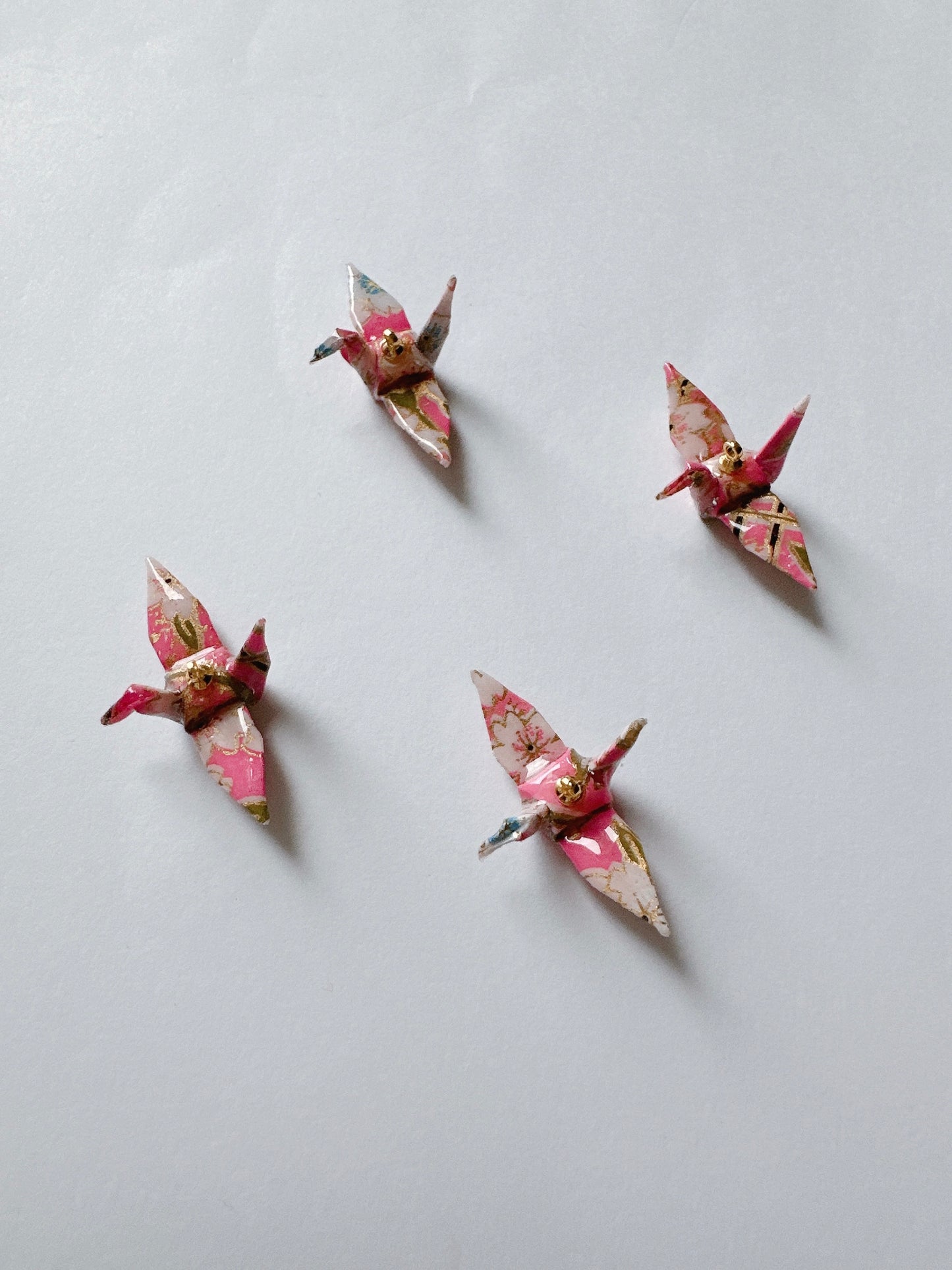 Kimono Origami-Little Crane Earrings