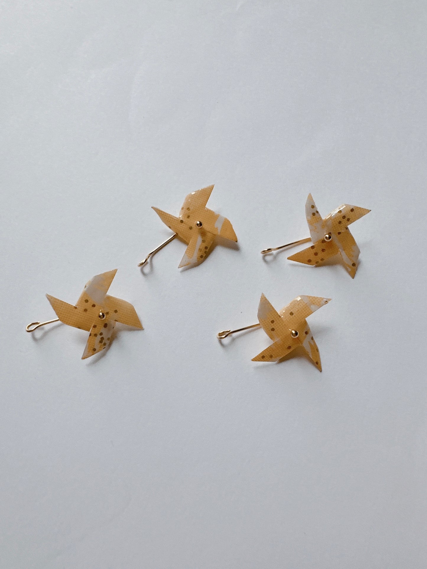 KImono Origami-Little Pinwheel Earrings 