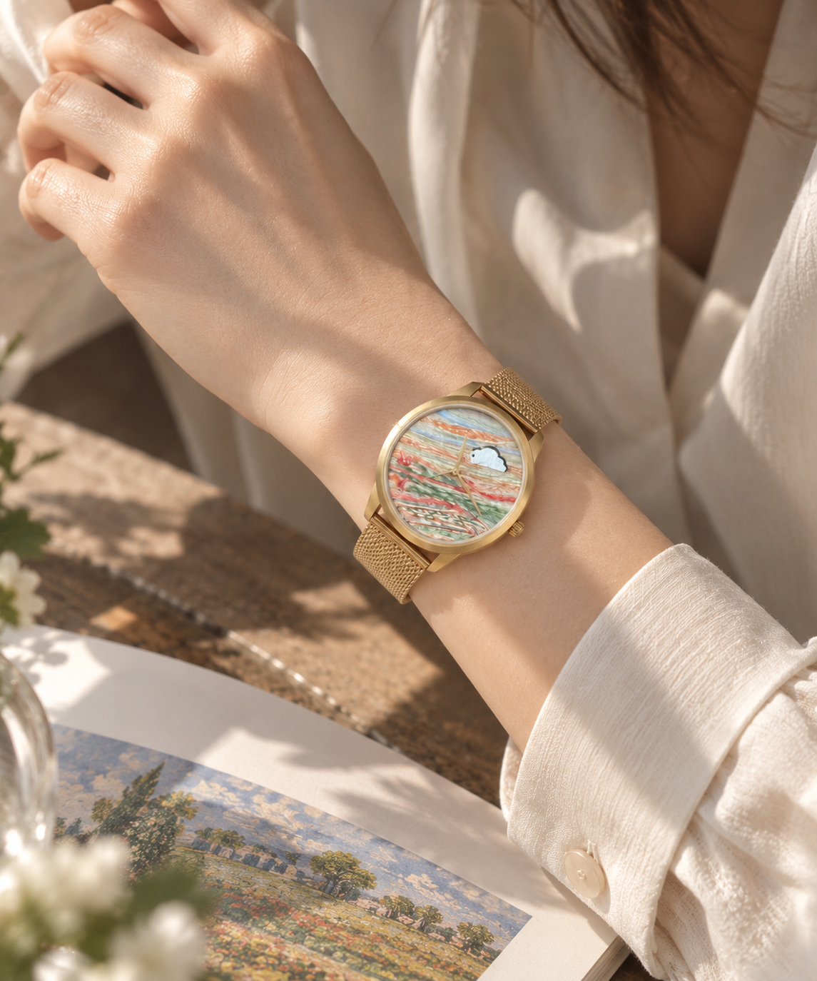 Cloudia Series - Rosy Clouds 36mm 