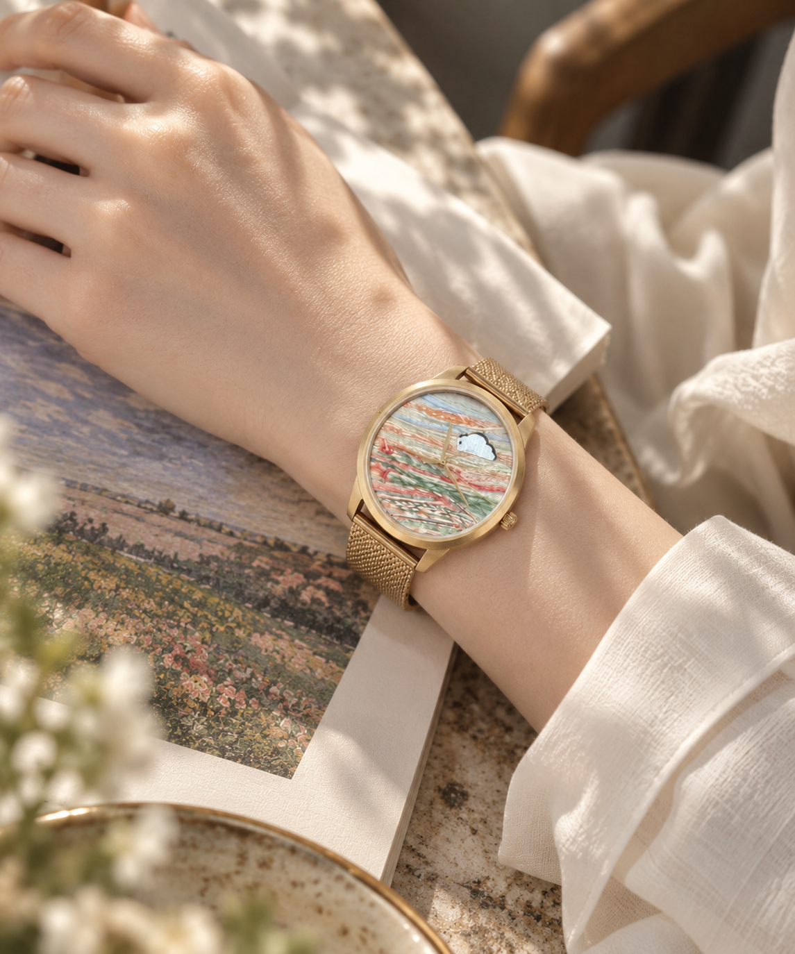 Cloudia Series - Rosy Clouds 36mm 