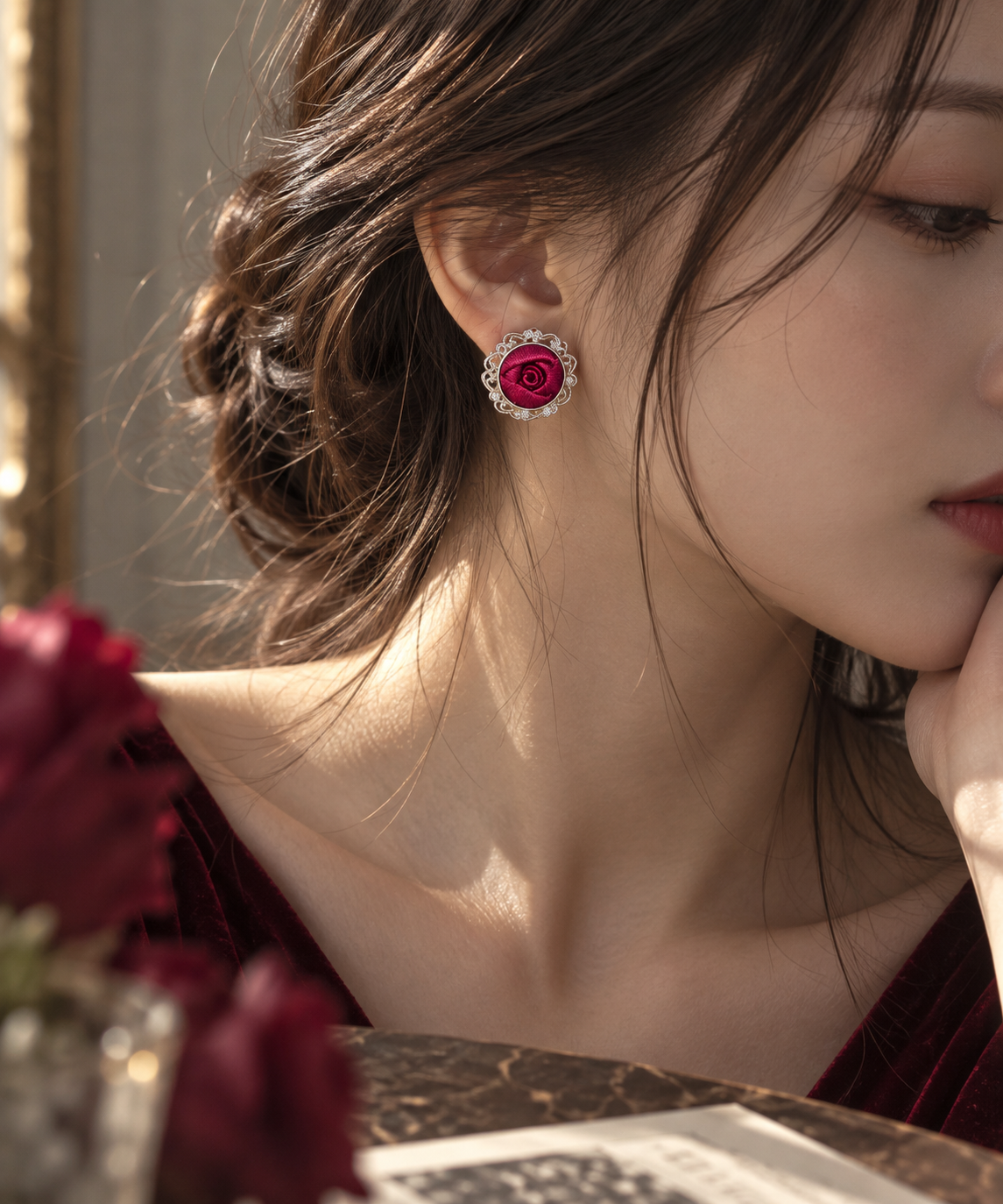 Versailles: Lace Earrings