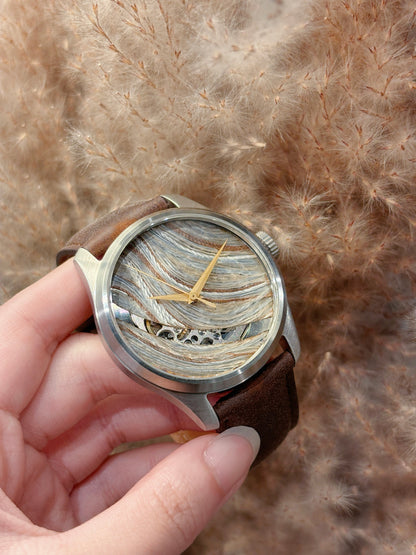 Rere planet series: Saturn 42mm silver case Seiko NH70 movement