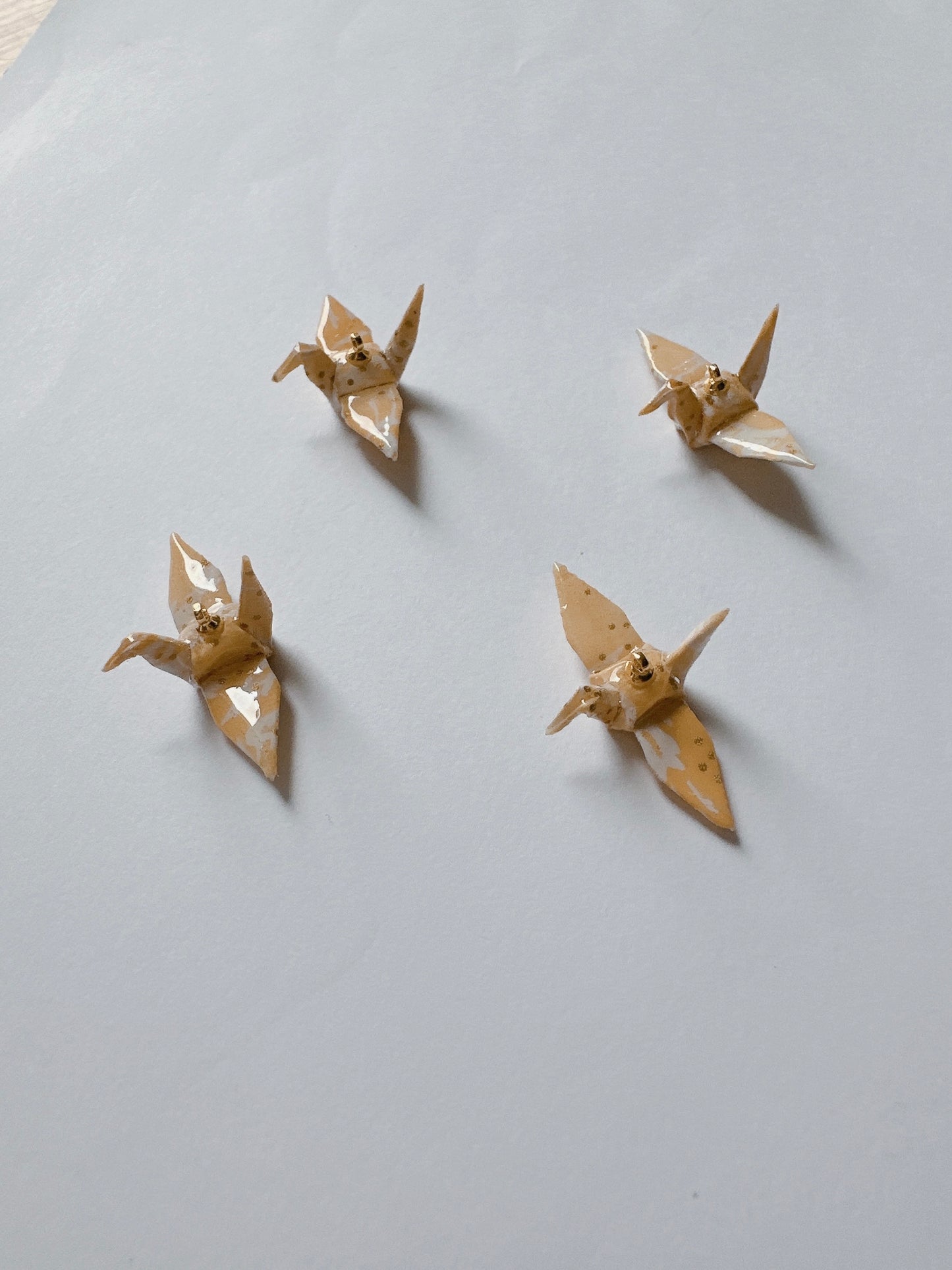 Kimono Origami-Little Crane Earrings