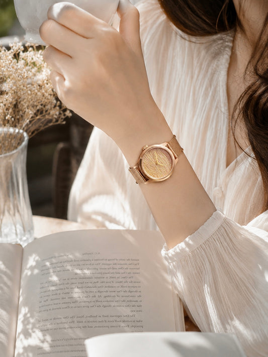 Rere Embrace Series: Embrace Love 36mm Rose Gold Case Seiko NH71 Movement