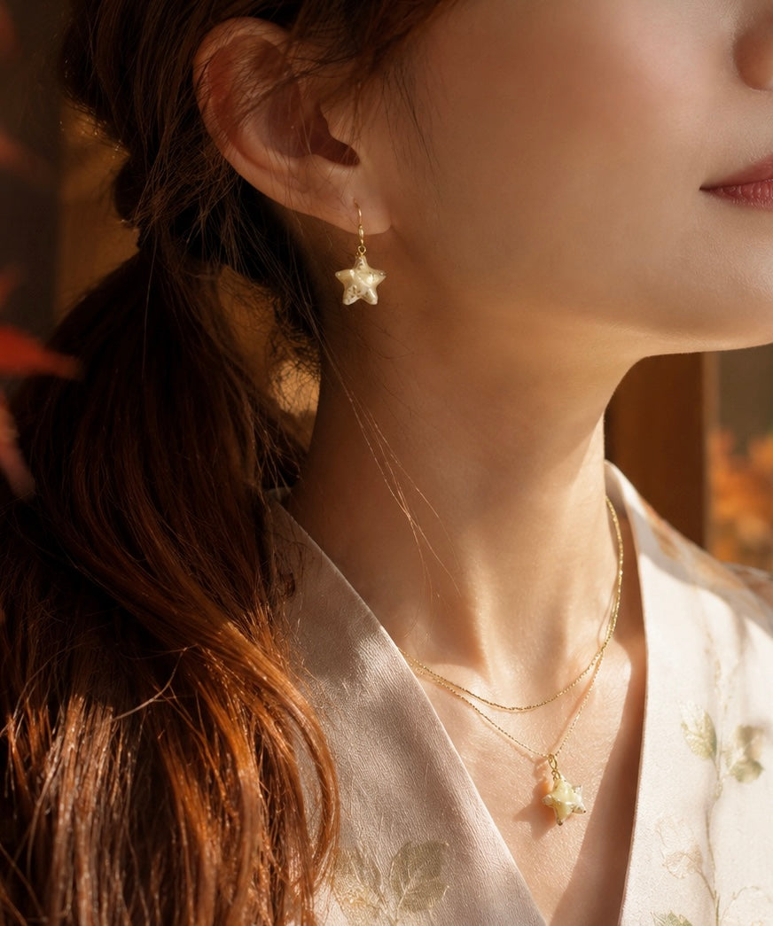 Kimono Origami-Little Star Earrings
