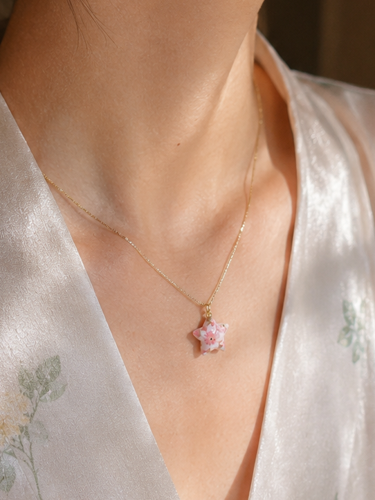 Kimono Origami-Little Star Necklace